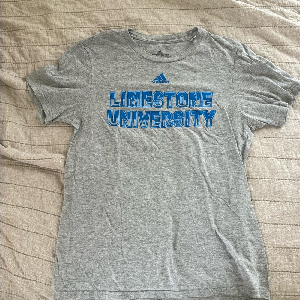 Adidas Gray Amplifier Tee Limestone University